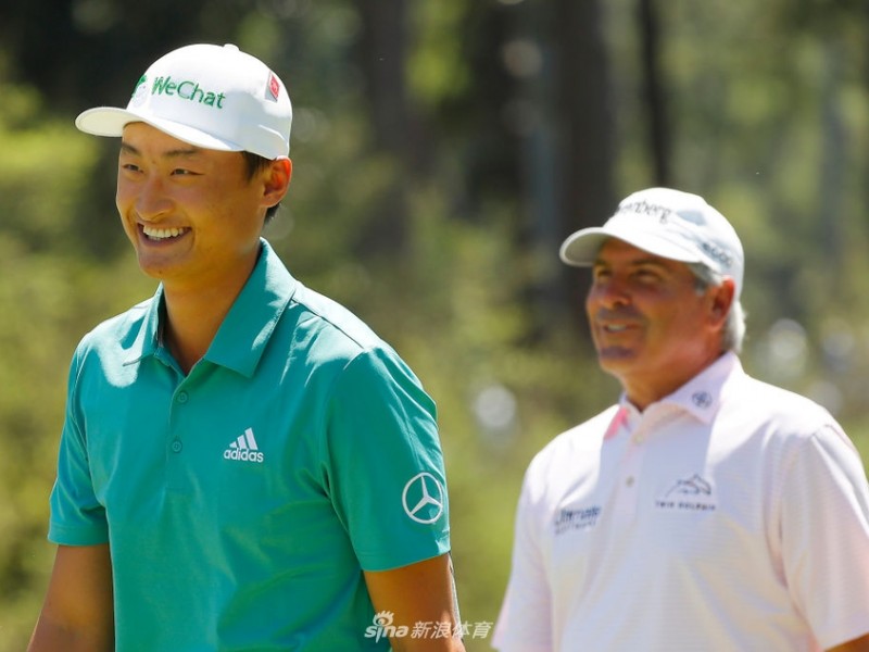 李昊桐大师赛试场与世界名将同组挥杆奥古斯塔