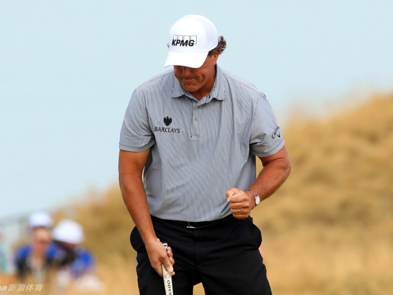 久违的冲拳重现钱伯斯湾 米克尔森以坚毅眼神挑战全满贯最后一站