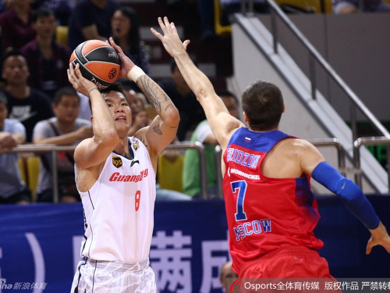 南粤锋雨斗欧陆铁军，朱芳雨周鹏率广东宏远激战莫斯科中央陆军